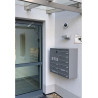 BASI | Lot de 2 caméras dôme factice avec lumière LED clignotante | Caméra factice | Caméra de surveillance pour l'intérieur et 