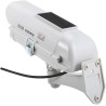 1 Grande caméra de Surveillance Solaire Dummy pour l'extérieur - Caméra factice avec Objectif et caméra Clignotante - Surveillan