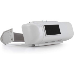 1 Grande caméra de Surveillance Solaire Dummy pour l'extérieur - Caméra factice avec Objectif et caméra Clignotante - Surveillan