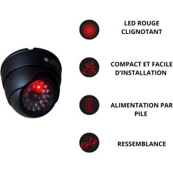 Camera factice avec LED, Camera factice