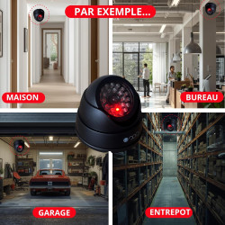 Camera factice avec LED, Camera factice