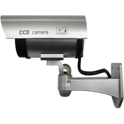 DUMMY CAMERA IR1100 Camera CCTV factice d'extérieur (Argent)