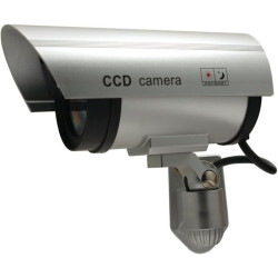 DUMMY CAMERA IR1100 Camera CCTV factice d'extérieur (Argent)