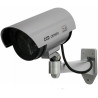 DUMMY CAMERA IR1100 Camera CCTV factice d'extérieur (Argent)