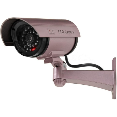 DUMMY CAMERA IR1100 Camera CCTV factice d'extérieur (violet)