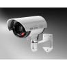 Technaxx Allemagne Caméra de sécurité dôme factice CCD Cam Intérieur Réaliste Fausse Surveillance CCTV Rouge Clignotant LED Obje