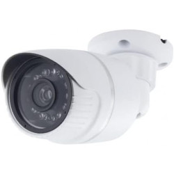 CHACON Caméra factice en Aluminium - Blanc - LED Bleue