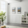 Caméra factice dôme avec lumière LED clignotante : Lot de 3 caméras factices pour l'intérieur et l'extérieur, caméra de surveill