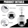 2 Fausses Caméras, Leurres de Caméras, Fausses Caméras de Sécurité dôme CCTV, Fausses Caméras de Surveillance avec LED Rouge Cli
