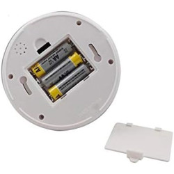 O&W Security Lot de 4 caméras dôme factices Objectif + LED Clignotante, 25 LED IR (Effet visuel), étanches, Ø 9,5 cm/H 6,8 cm, i