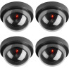Caméras factices, Fausse de Sécurité Caméra Dôme CCTV avec LED Clignotant Lumière pour Les Entreprises Magasins Accueil, Usage I
