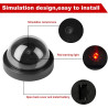 Caméras factices, Fausse de Sécurité Caméra Dôme CCTV avec LED Clignotant Lumière pour Les Entreprises Magasins Accueil, Usage I