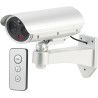 Caméra de surveillance factice avec détecteur de mouvement et fonction alarme [VisorTech]