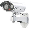 Caméra de surveillance factice avec détecteur de mouvement et fonction alarme [VisorTech]