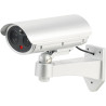 Caméra de surveillance factice avec détecteur de mouvement et fonction alarme [VisorTech]