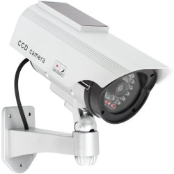 com-four® 2X Caméra factice pour l'extérieur - caméra factice avec Support Mural - Camera Exterieur - Camera factice (02 pièces)