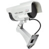 com-four® 2X Caméra factice pour l'extérieur - caméra factice avec Support Mural - Camera Exterieur - Camera factice (02 pièces)