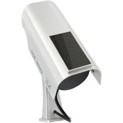 com-four® 2X Caméra factice pour l'extérieur - caméra factice avec Support Mural - Camera Exterieur - Camera factice (02 pièces)