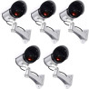 tempo di saldi 5 Faux Caméras De Surveillance en Plein Air Lumière LED Clignotant Infrarouge