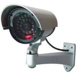tempo di saldi 6 Faux Caméras De Surveillance en Plein Air Lumière LED Clignotant Infrarouge