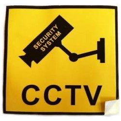 O&W Security Caméra factice, fausse caméra avec objectif et LED clignotante, utilisation à l’intérieur et à l’extérieur