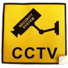 O&W Security Caméra factice, fausse caméra avec objectif et LED clignotante, utilisation à l’intérieur et à l’extérieur