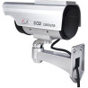 BW Caméra factice – Fausse caméra de vidéosurveillance à énergie solaire avec lumière LED clignotante, utilisation en intérieur 