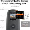 Brinno BCC300-C Kit Vidéo Timelapse - Caméra TLC300 1080P FHD HDR, Écran LCD IPS, Boîtier Protecteur Classe IPX4, Pince de Fixat