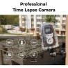 Brinno BCC300-C Kit Vidéo Timelapse - Caméra TLC300 1080P FHD HDR, Écran LCD IPS, Boîtier Protecteur Classe IPX4, Pince de Fixat