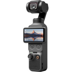 Bundle Essentiel DJI Osmo Pocket 4, caméra vlog de Poche avec nacelle, capteur CMOS 1 Pouce et 4K/240 IPS, stabilisation sur 3 A