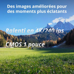 Bundle Essentiel DJI Osmo Pocket 4, caméra vlog de Poche avec nacelle, capteur CMOS 1 Pouce et 4K/240 IPS, stabilisation sur 3 A