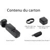 Bundle Essentiel DJI Osmo Pocket 4, caméra vlog de Poche avec nacelle, capteur CMOS 1 Pouce et 4K/240 IPS, stabilisation sur 3 A