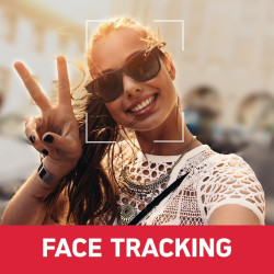 AgfaPhoto Gimbal Realimove MC3X - Caméra Stabilisateur 3 Axes 4K Ultra HD, Écran Tactile Rotatif 3,5", 20 MP, Suivi de Visage, V