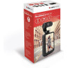 AgfaPhoto Gimbal Realimove MC3X - Caméra Stabilisateur 3 Axes 4K Ultra HD, Écran Tactile Rotatif 3,5", 20 MP, Suivi de Visage, V