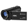 AgfaPhoto Realimove CC4000W - Caméscope Étanche 4K, Écran Tactile 3'', Zoom Numérique 18x, Vidéo 2.7K, Photo 24MP, Modes d'Enreg