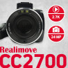 AgfaPhoto Realimove CC2700 – Caméscope Numérique, 2.7K, 24MP, Écran Tactile 3'', Zoom 18X, Télécommande, 2 Batteries Lithium - N