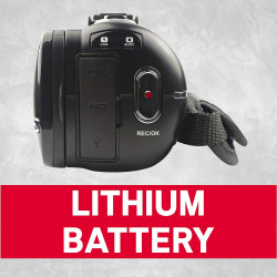 AgfaPhoto Realimove CC2700 – Caméscope Numérique, 2.7K, 24MP, Écran Tactile 3'', Zoom 18X, Télécommande, 2 Batteries Lithium - N
