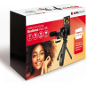 AgfaPhoto Realishot VLG-4K Kit Vlogging - Caméra 24MP, Vidéo 4K, Ecran LCD 3'', Zoom Numérique 16X, Capteur CMOS, Batterie Lithi
