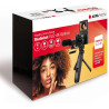 AgfaPhoto Kit Vlogging Tout-en-Un - Caméra VLG-4K Optical, Zoom Optique 5X, Trépied Powerbank, Télécommande, Microphone, Carte M