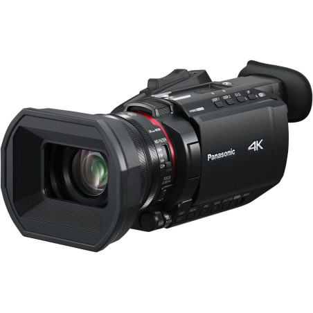 Panasonic X1600 | Caméscope Semi-Pro 4K (Qualité vidéo 4K 60p 10bit Interne, Zoom Optique 24x, Grand Angle 25mm, Stabilisé, Vise