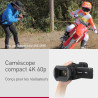 Panasonic X1600 | Caméscope Semi-Pro 4K (Qualité vidéo 4K 60p 10bit Interne, Zoom Optique 24x, Grand Angle 25mm, Stabilisé, Vise