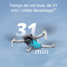 DJI Mini 4K, Drone Caméra 4K UHD, Moins de 249 g, Stabilisation de la Nacelle à 3 Axes, Transmission Vidéo sur 10 km, Retour Aut