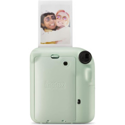 instax Mini Appareil Photo instantané 12, Exposition Automatique avec Objectif Selfie intégré, Vert Menthe
