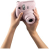 instax Mini Appareil Photo instantané 12, Exposition Automatique avec Objectif Selfie intégré, Rose Fleuri