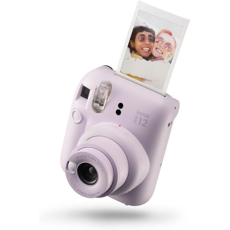 instax Mini Appareil Photo instantané 12, Exposition Automatique avec Objectif Selfie intégré, Violet Lilas
