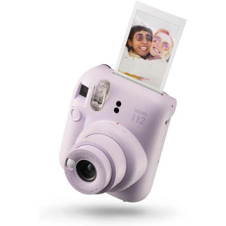 instax Mini Appareil Photo instantané 12, Exposition Automatique avec Objectif Selfie intégré, Violet Lilas