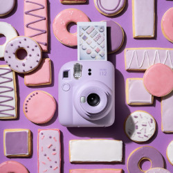 instax Mini Appareil Photo instantané 12, Exposition Automatique avec Objectif Selfie intégré, Violet Lilas