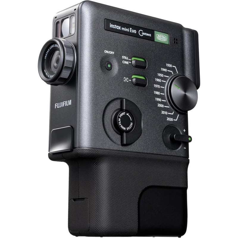 instax Mini Evo Cinema, Appareil Photo numérique instantané Hybride 3 en 1, imprimante pour Smartphone et caméra vidéo avec écra