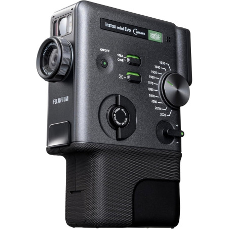 instax Mini Evo Cinema, Appareil Photo numérique instantané Hybride 3 en 1, imprimante pour Smartphone et caméra vidéo avec écra
