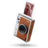 instax Mini Evo Marron Appareil Photo et imprimante avec écran LCD de 2,7 Pouces, 10 Effets d'objectif et 10 Effets de Film